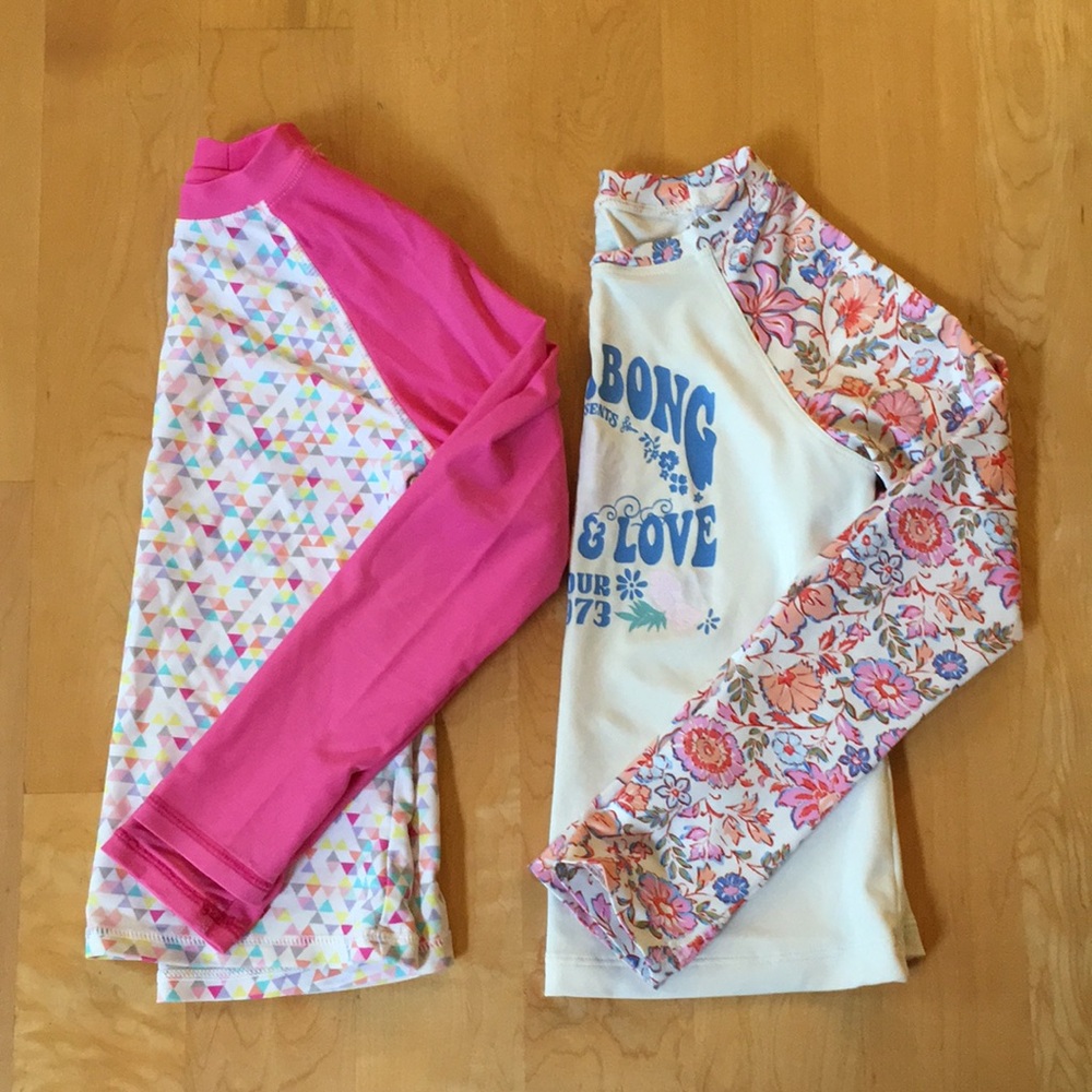 Billabong & Eddie Bauer Long Sleeve Rashguard Tops